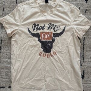 Not My First Rodeo Cream T-Shirt